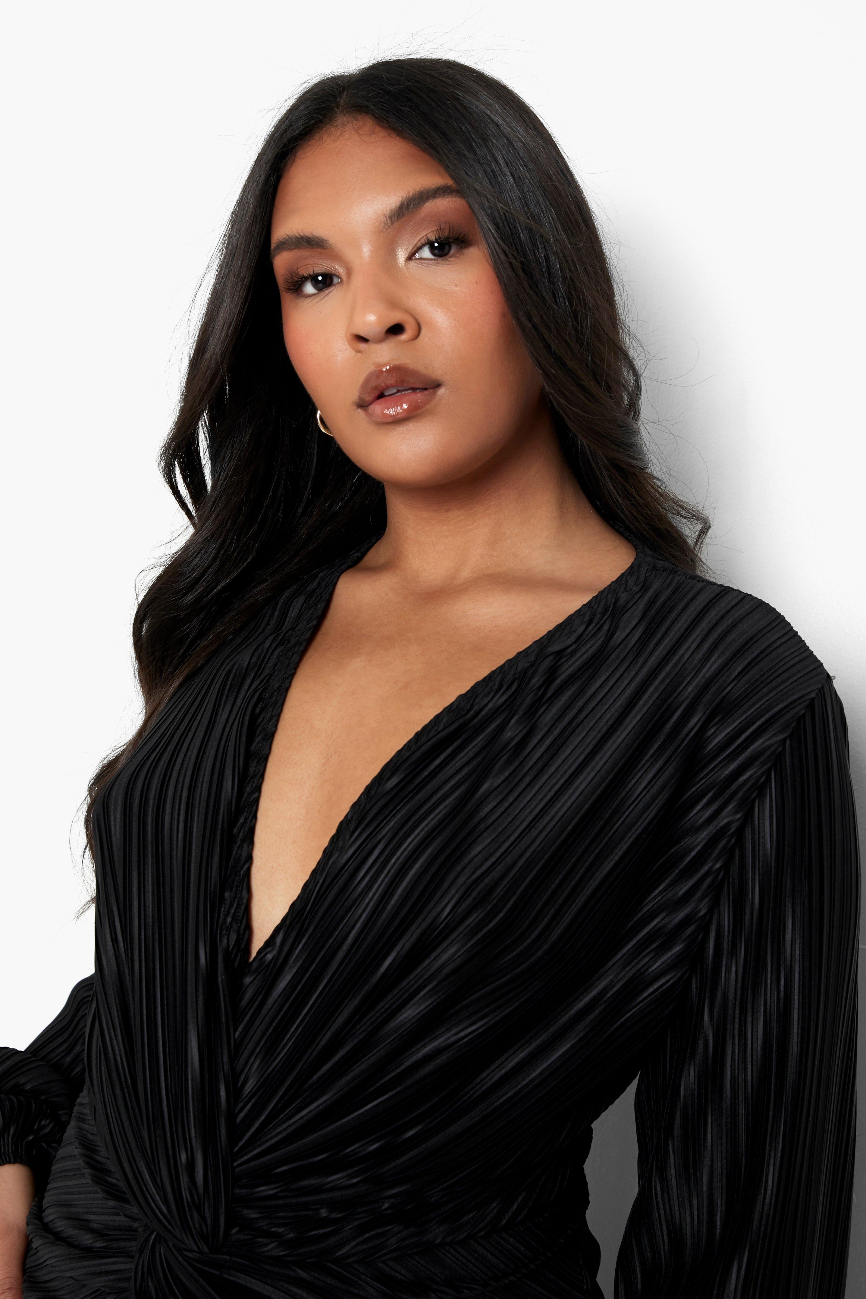 Boohoo twist hotsell front dress