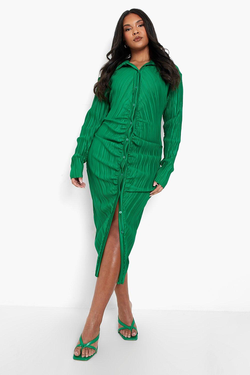 Boohoo robe chemise hotsell