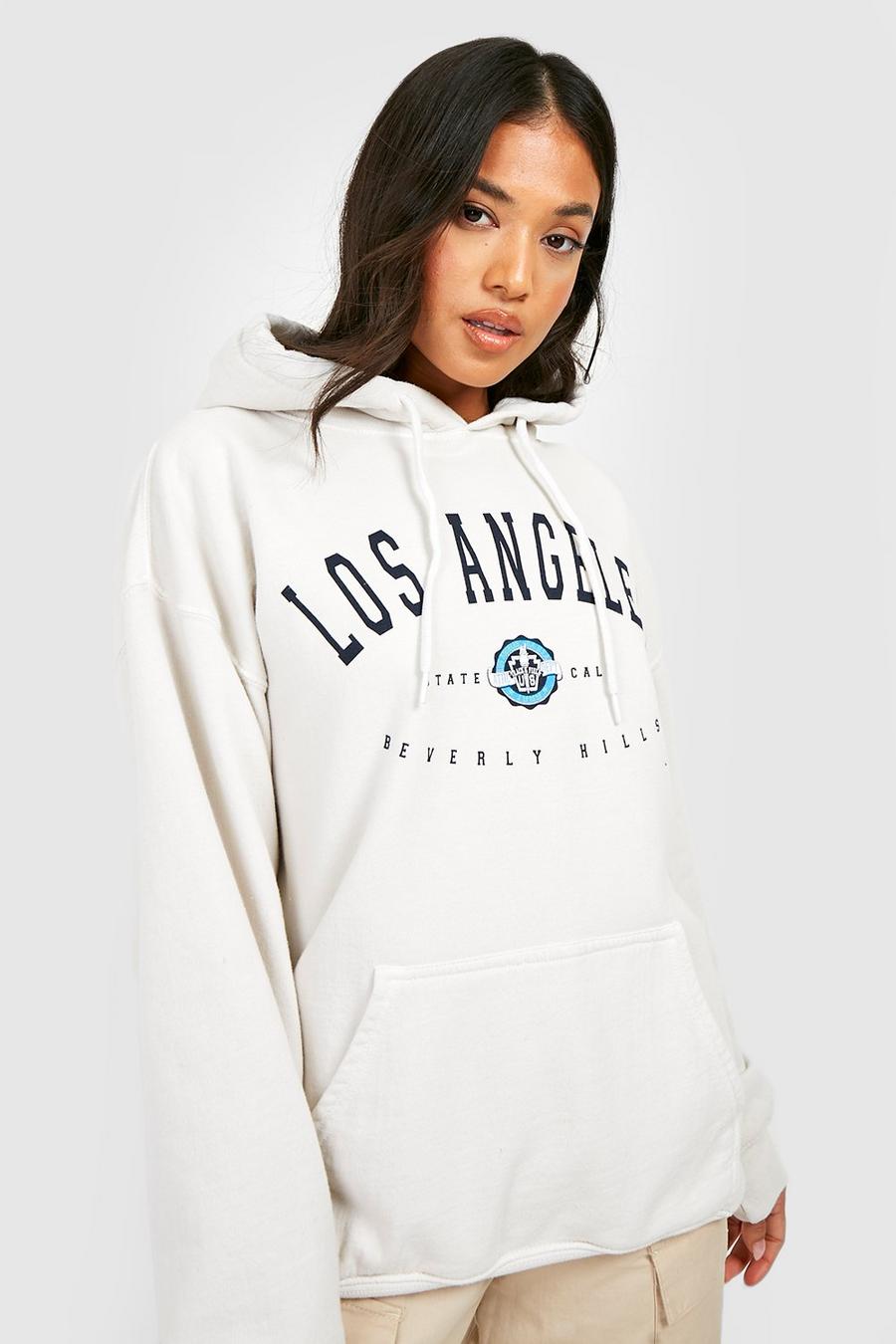 Stone Petite - Los Angeles Överfärgad hoodie image number 1