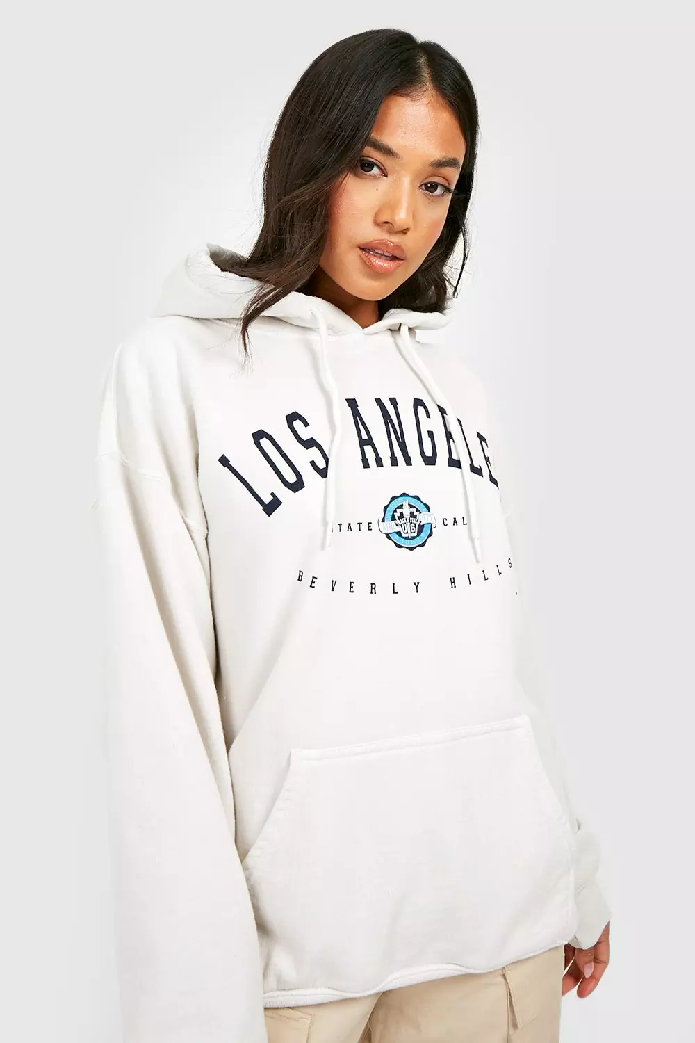 Petite white outlet hoodie