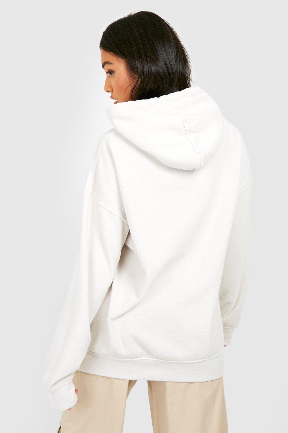 グランドセール Flower PISCESS トップス Oversized White Hoodie 