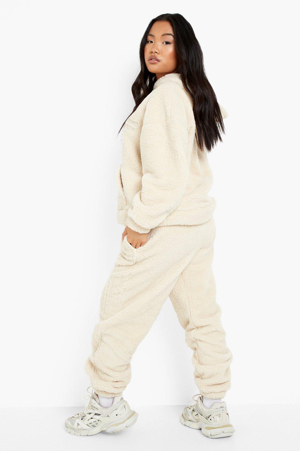 Petite Borg Slogan Pocket Printed Tracksuit