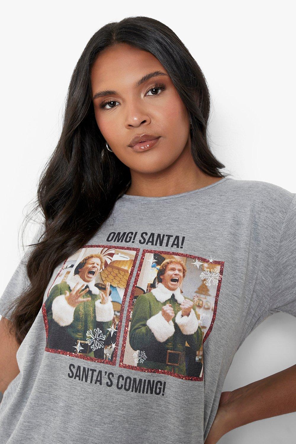 womens santa t shirt