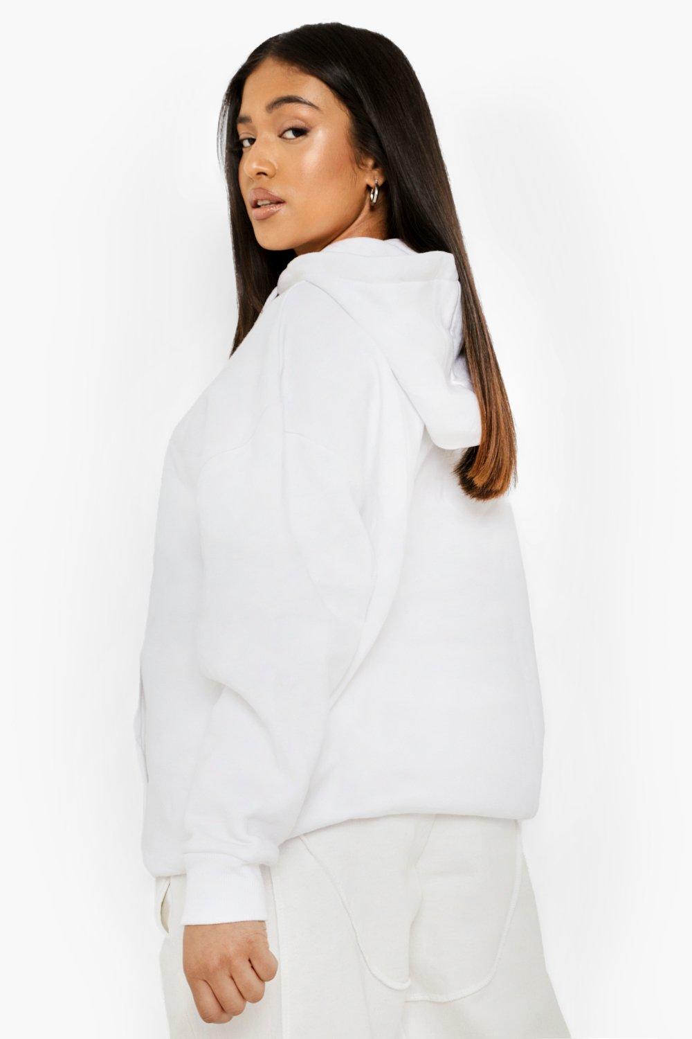 PRETTYLITTLETHING Petite Jogging Blanc Oversize