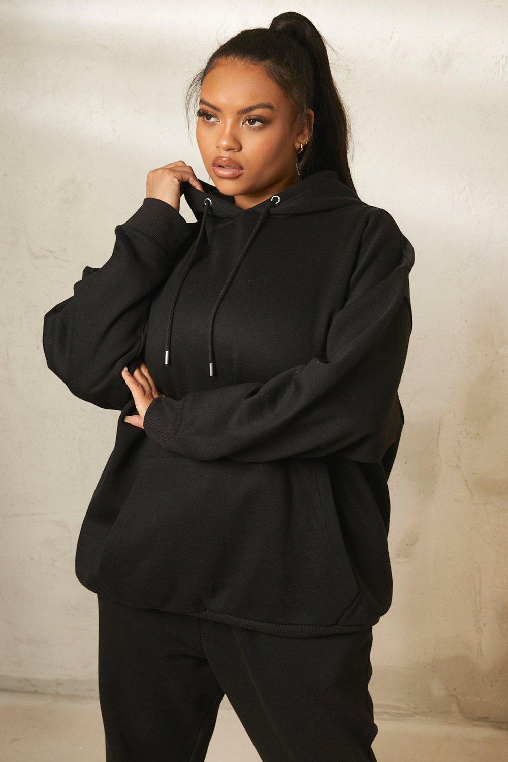 Boohoo plus size store hoodies