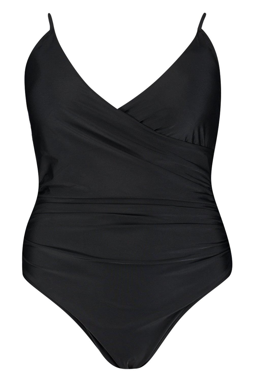 Boohoo black swimsuit online