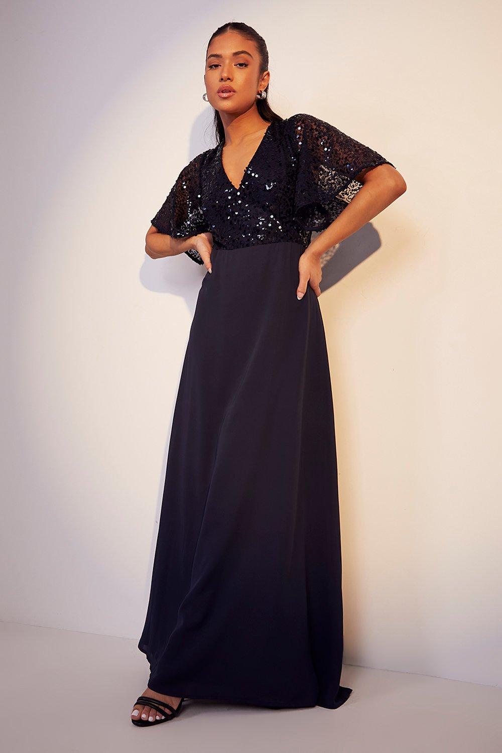 Maya scattered on sale sequin maxi dress