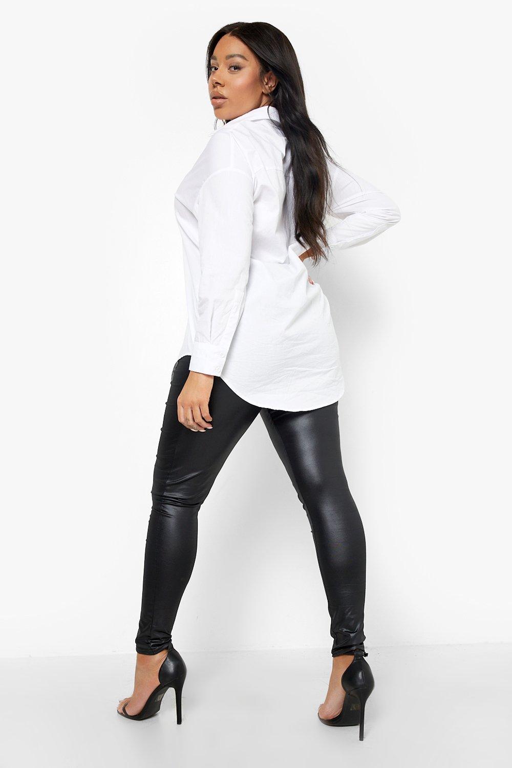 Boohoo hot sale plus leggings