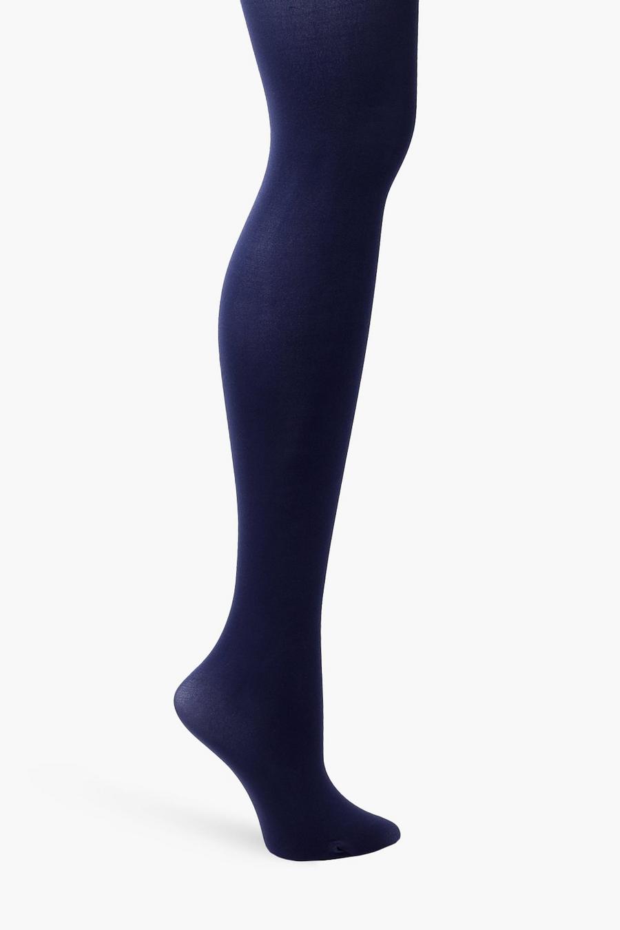 Navy Plus 60 Denier Opaque Tights image number 1