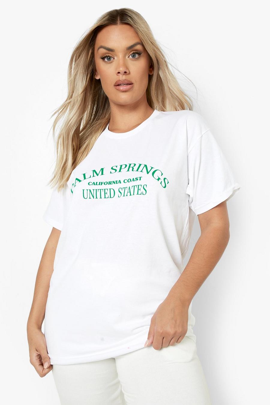 Boohoo UK - shirt Dress - Women's Plus Brooklyn Slogan Oversized T