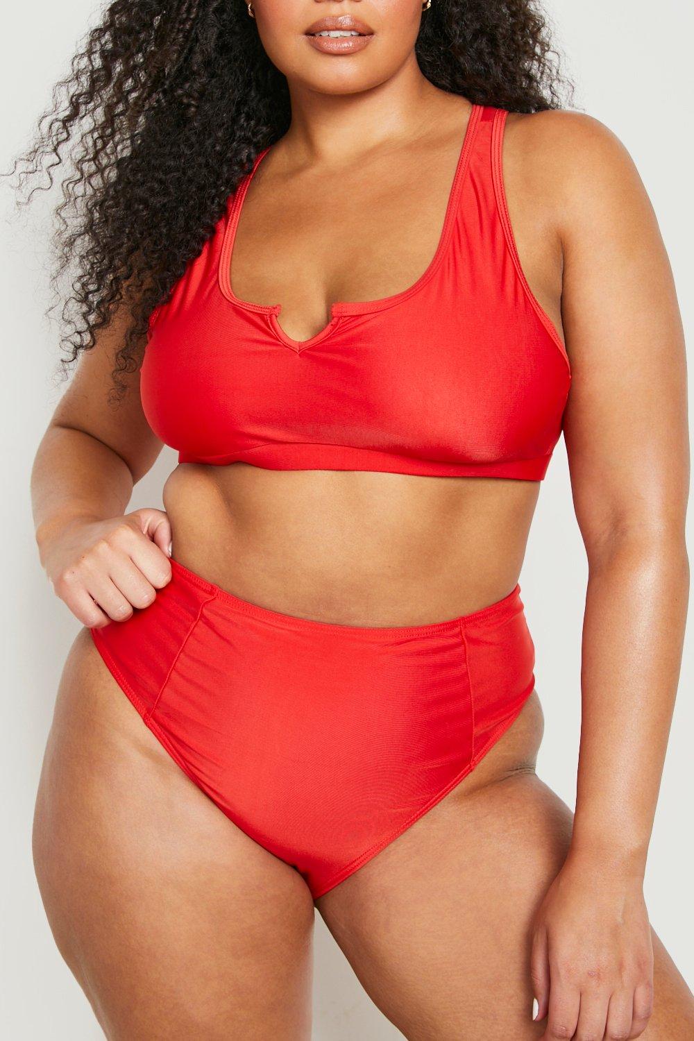 High waisted hot sale bikini boohoo