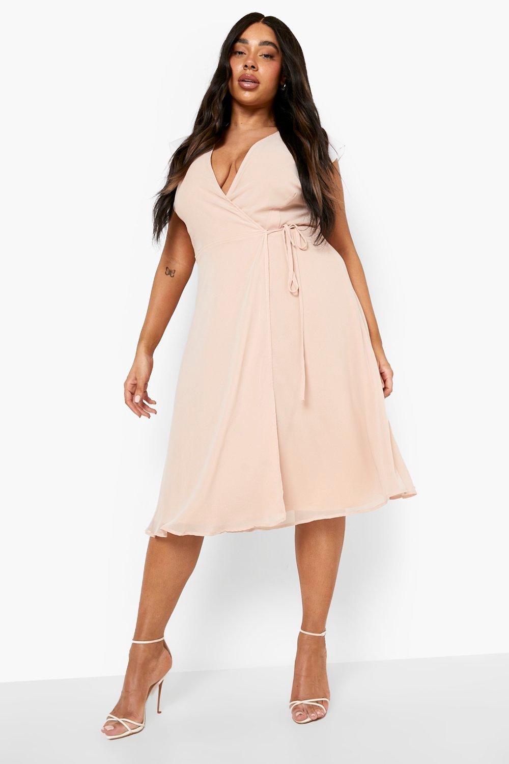 plus size skater fit and flare dress