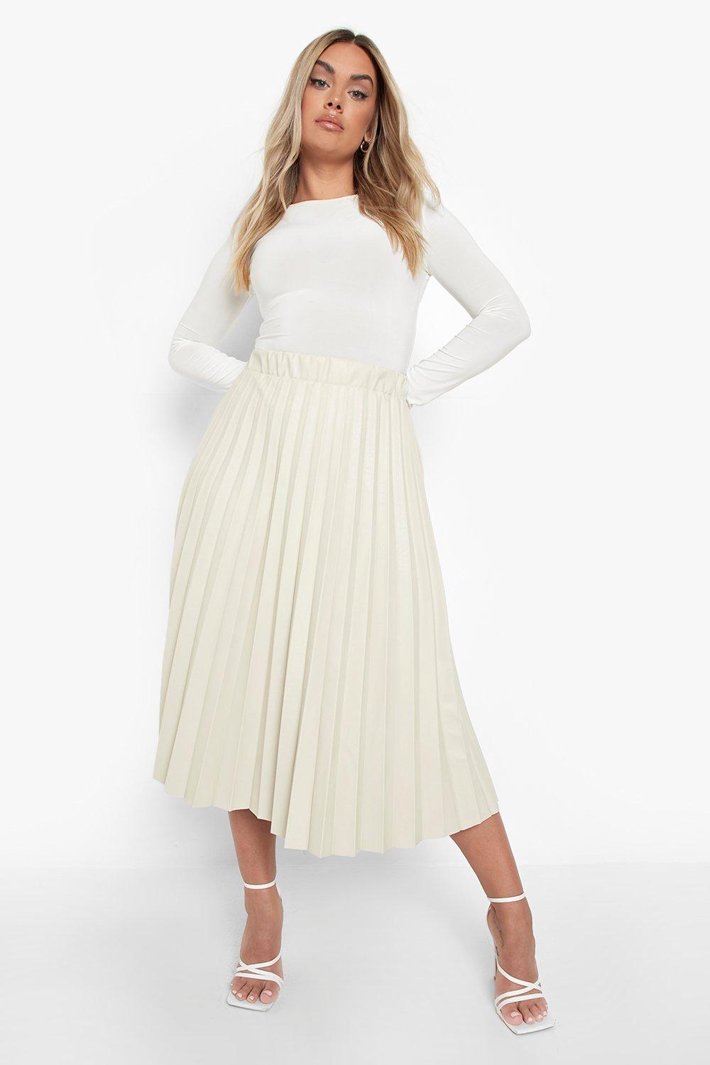 Mid length shop pleated skirts 6x6