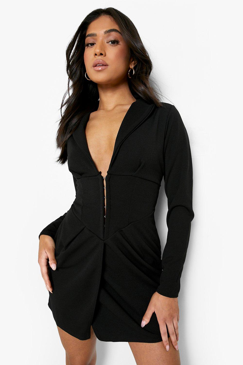 Black blazer dress store petite