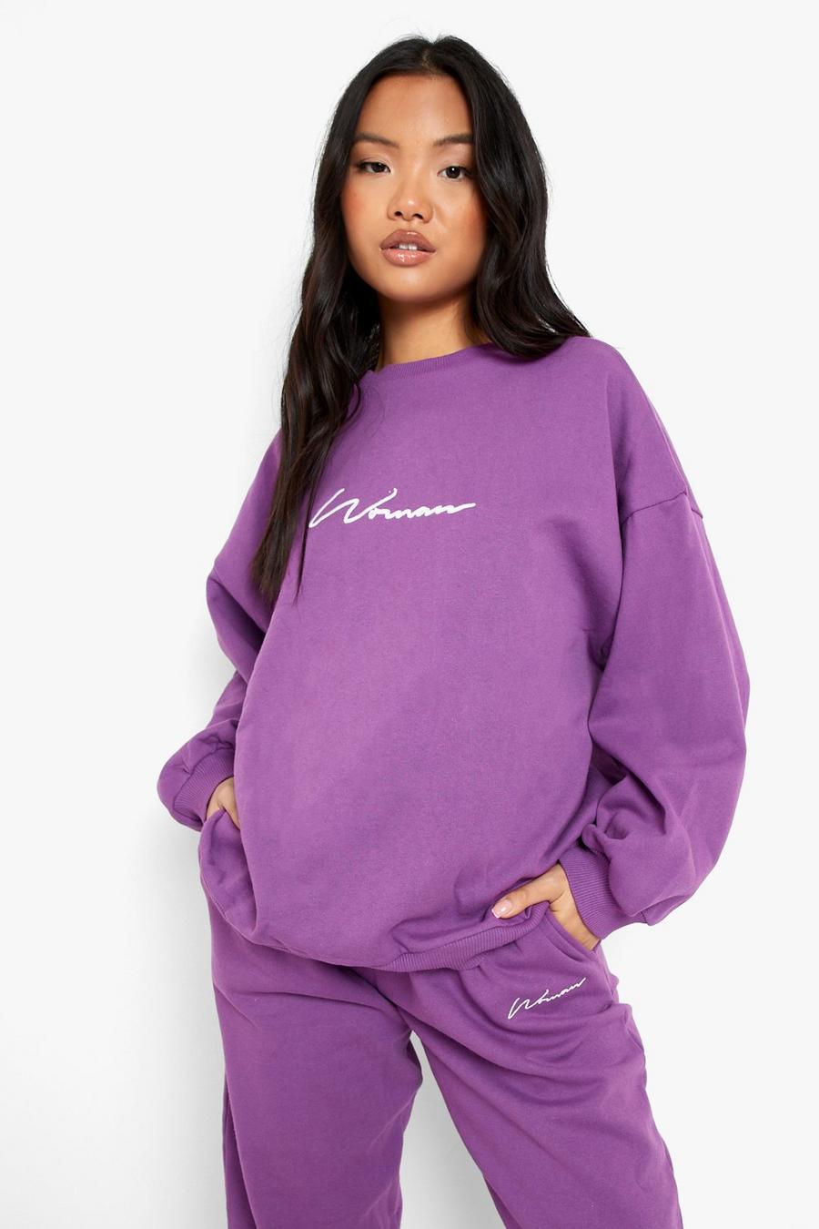 Orchid Petite Woman Oversized Sweater image number 1