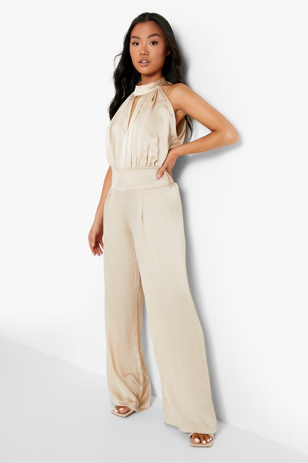 Jumpsuit best sale elegant beige