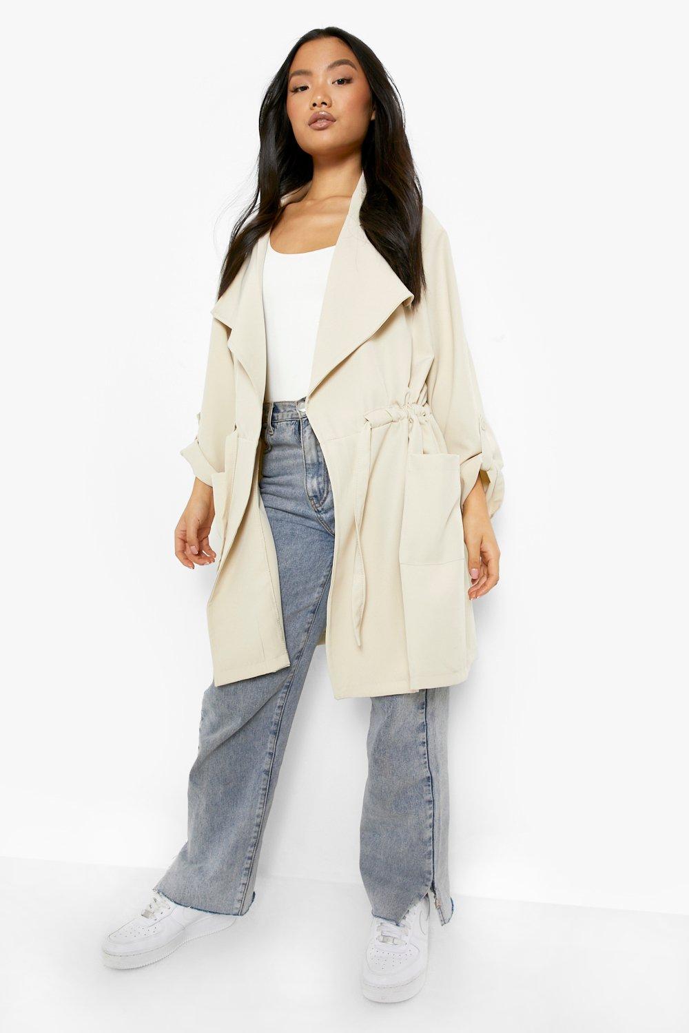 boohoo petite coats