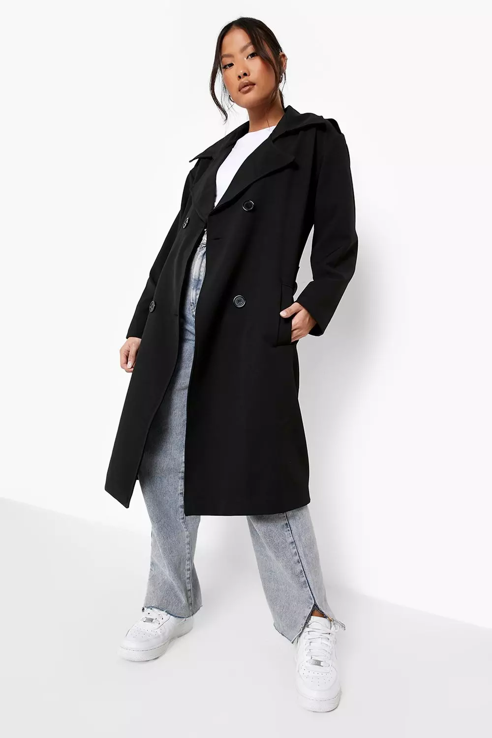 Petite on sale relaxed coat