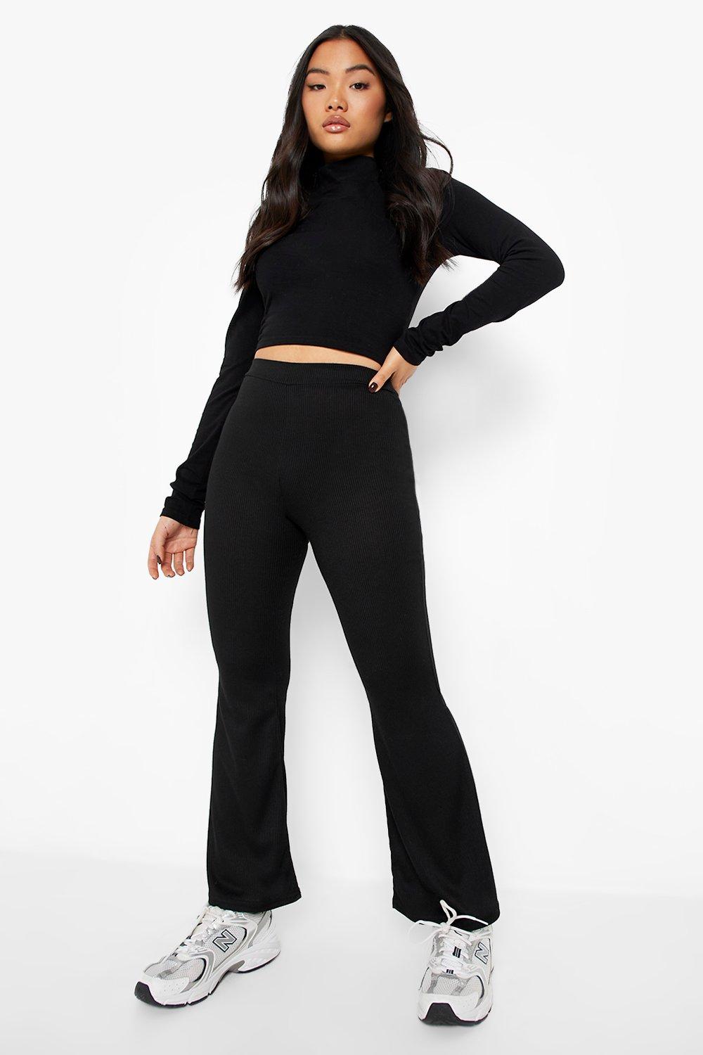 Petite best sale ribbed flares