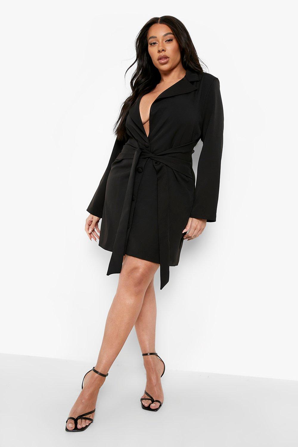 curve blazer dress