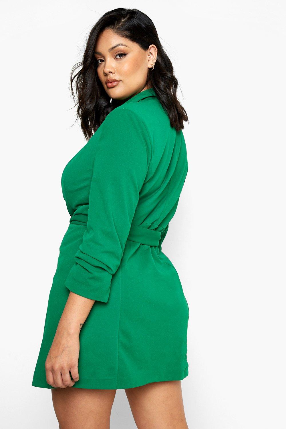 Boohoo best sale plus blazer