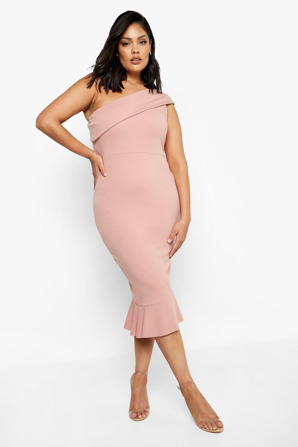 bodycon peplum hem dress