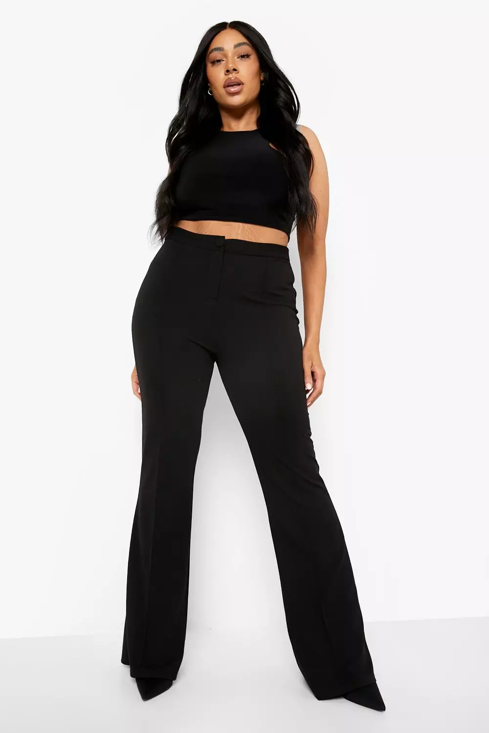 Plus size mesh cover up palazzo pants sales