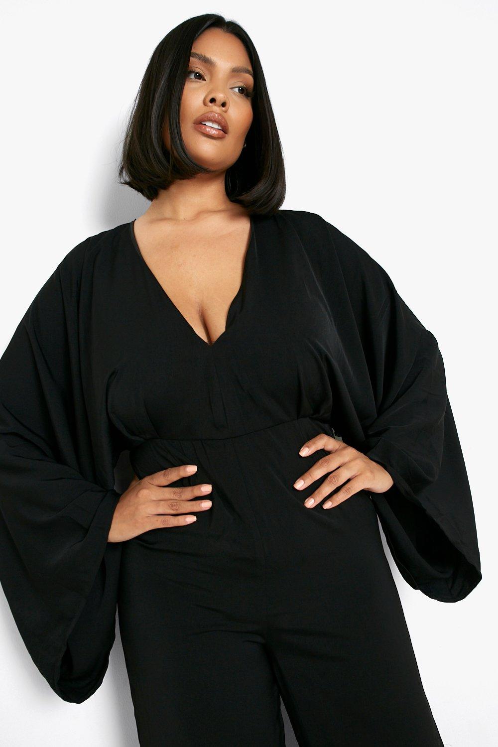 Black store batwing jumpsuit