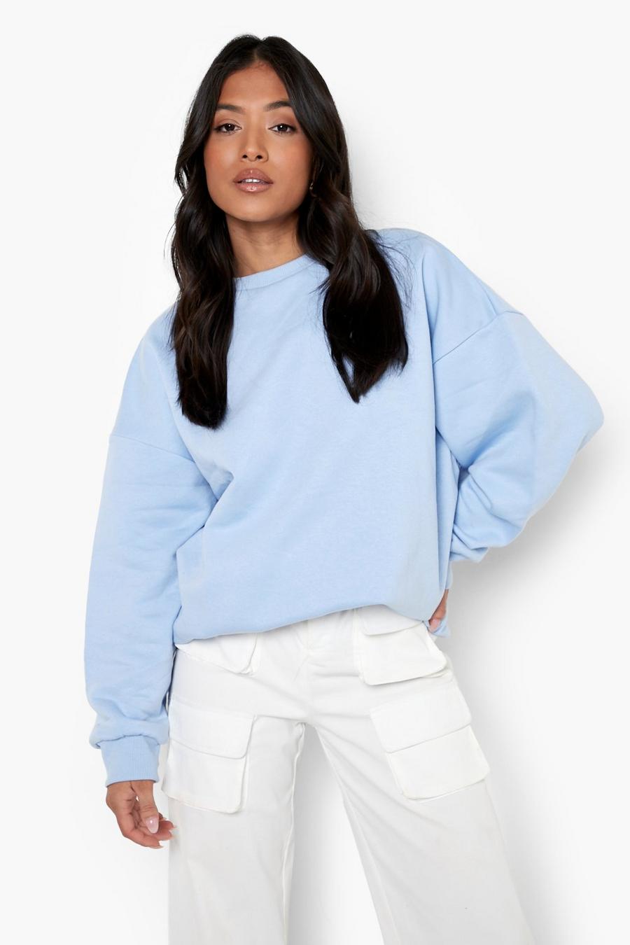 Pale blue Petite Oversized Sweatshirt image number 1