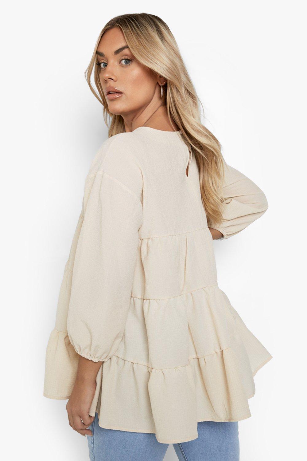 Boohoo clearance smock top