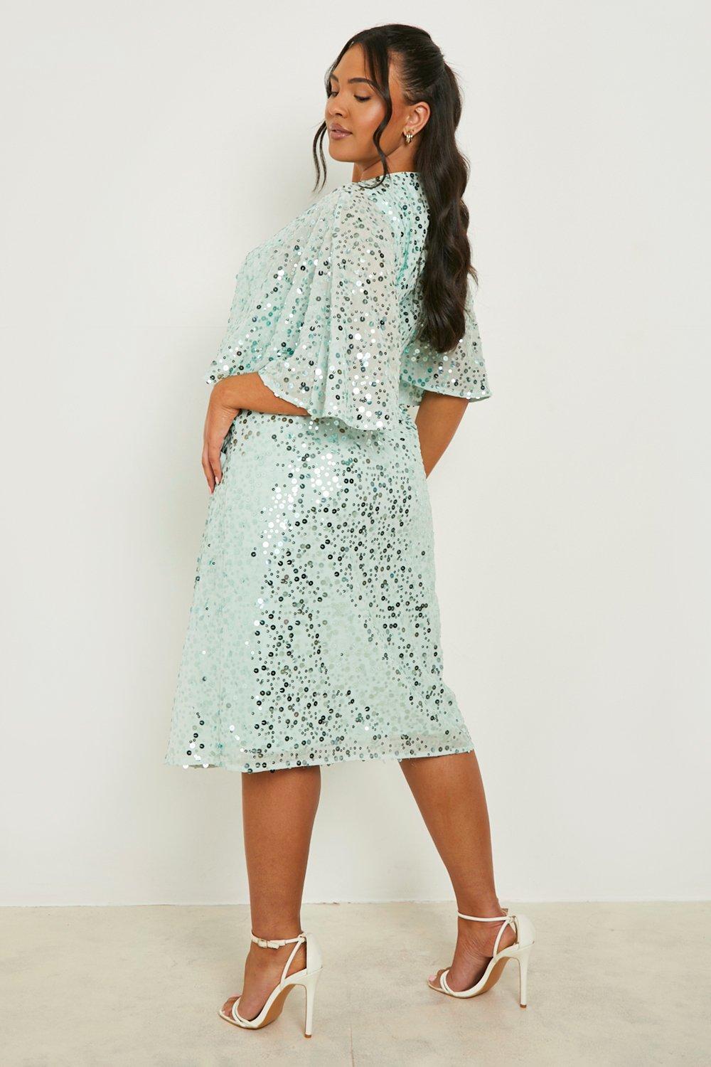 Mint on sale sequin dress