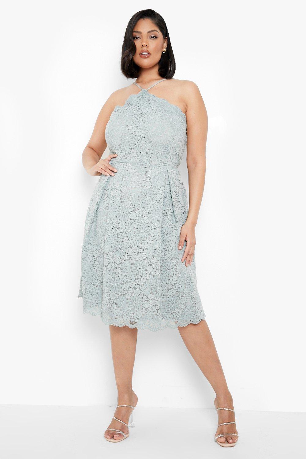 Mint shop lace dress