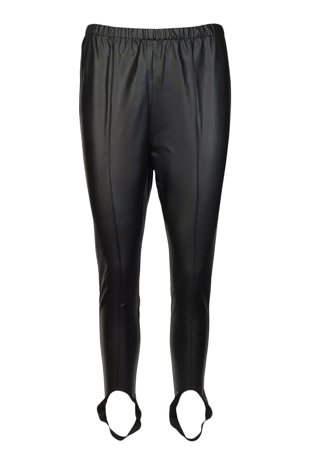 Leather Look Stirrup Leggings