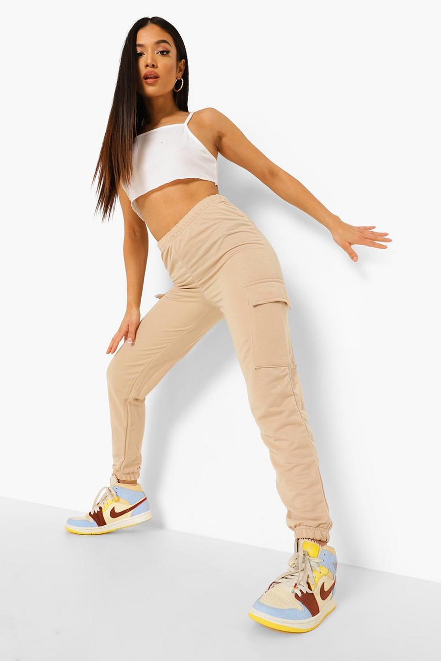 Stone Petite - Joggers med cargofickor image number 1