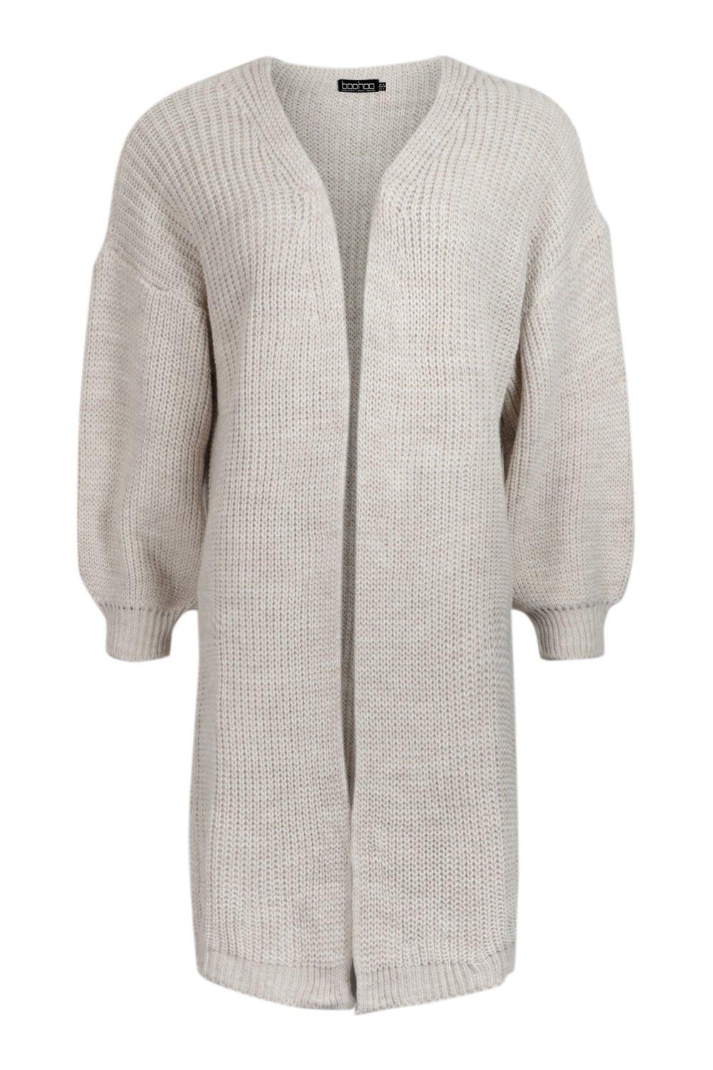 chunky maxi cardigan