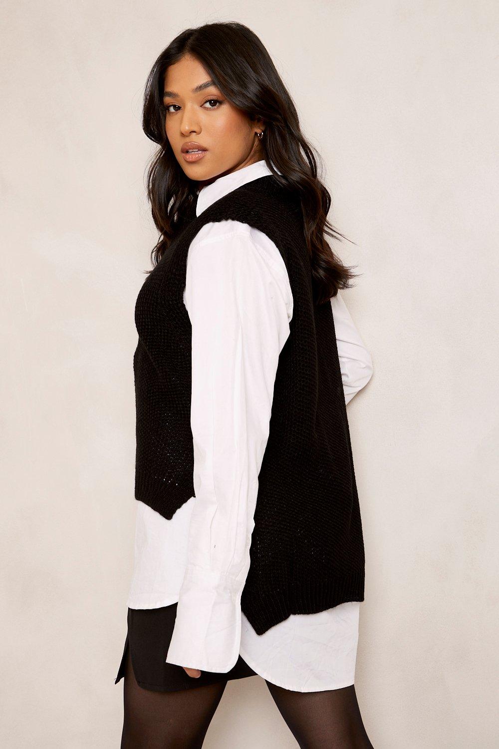 knitted vest jumper