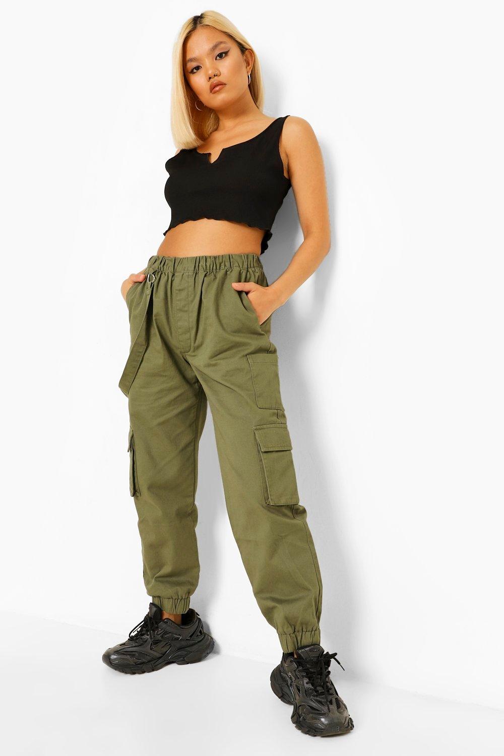 Petite utility joggers new arrivals