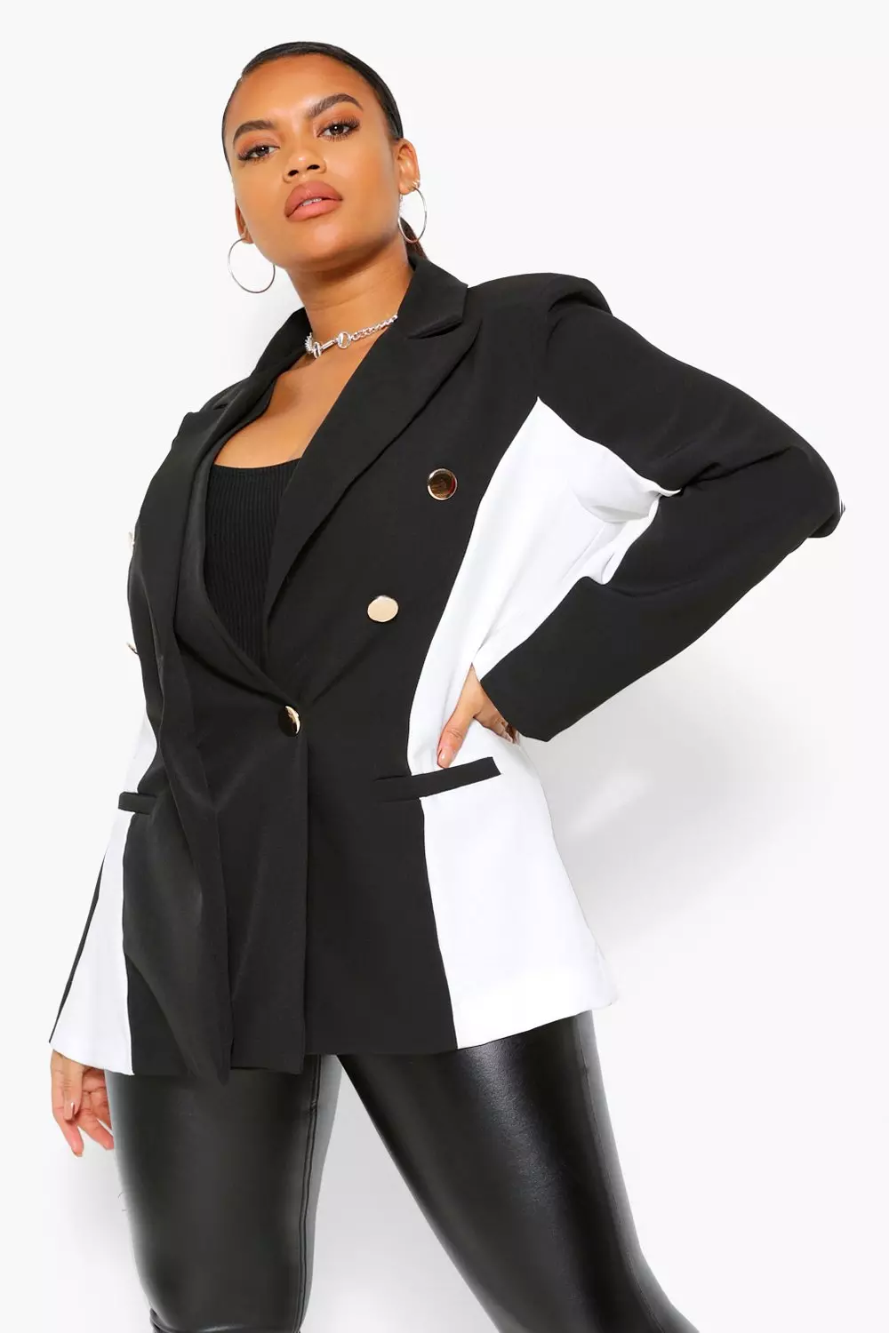Side on sale button blazer