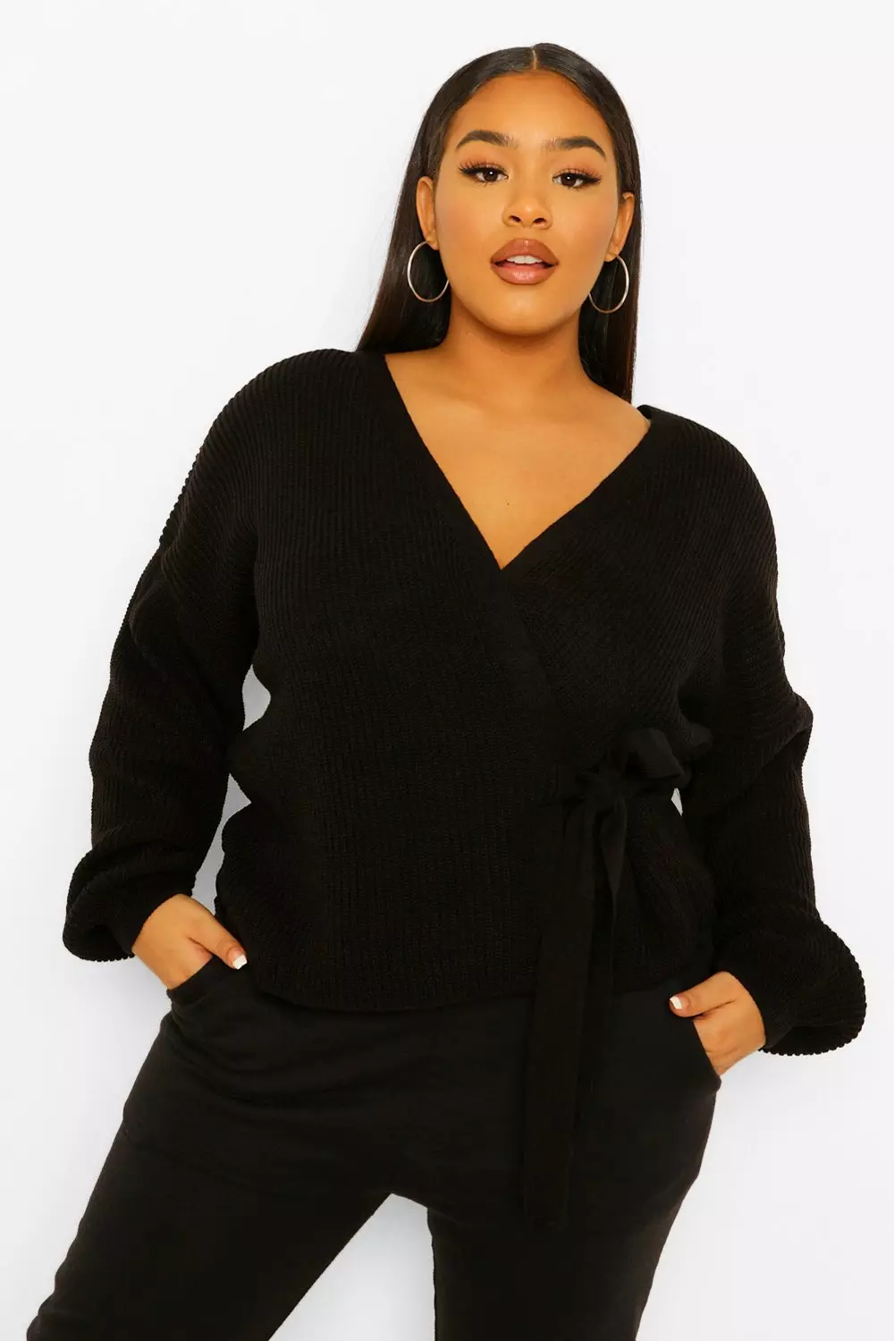 Plus size shop wrap cardigan