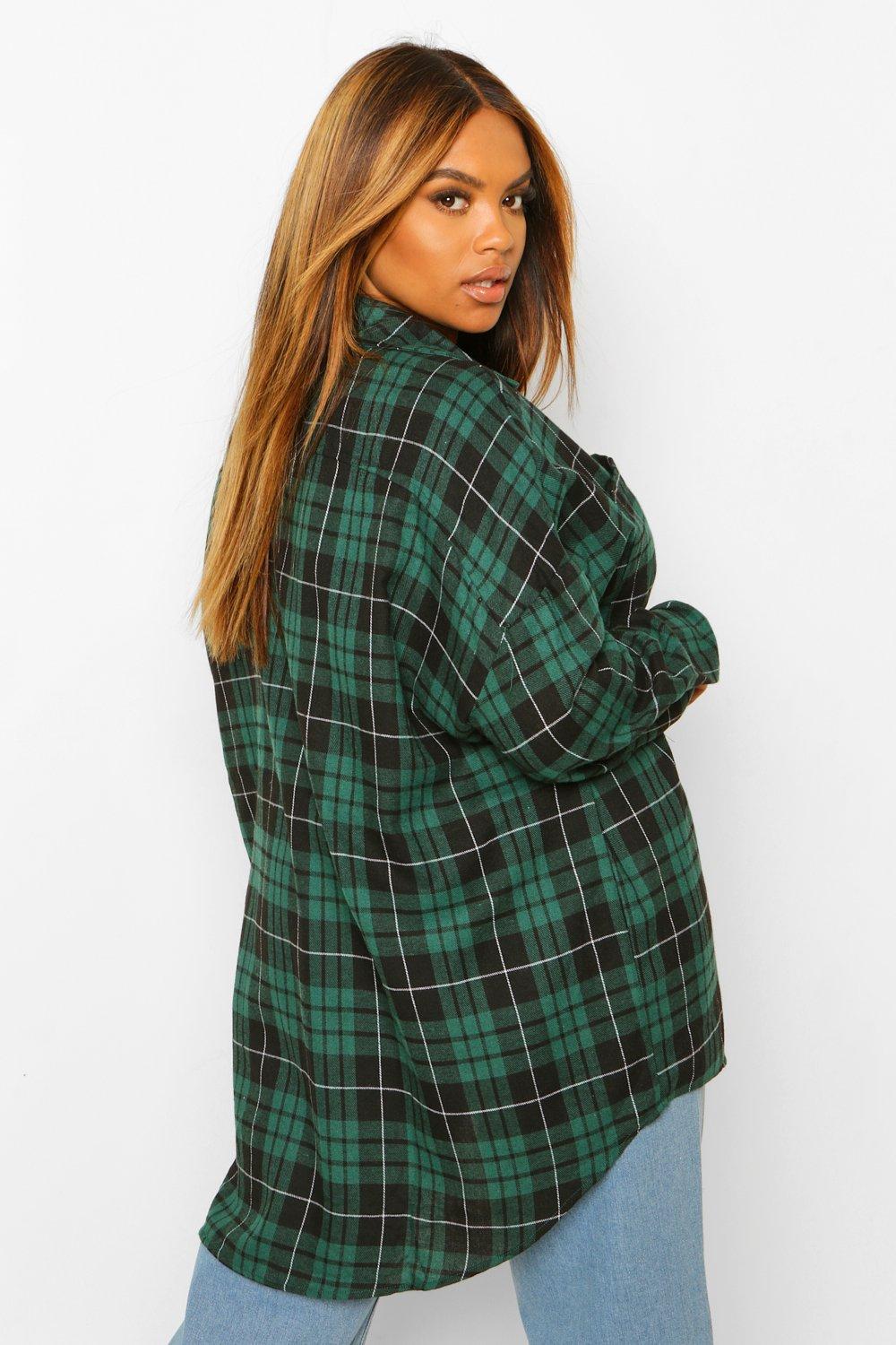 black check shirt womens