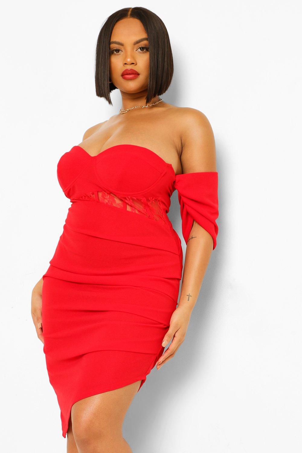 boohoo grande taille robe