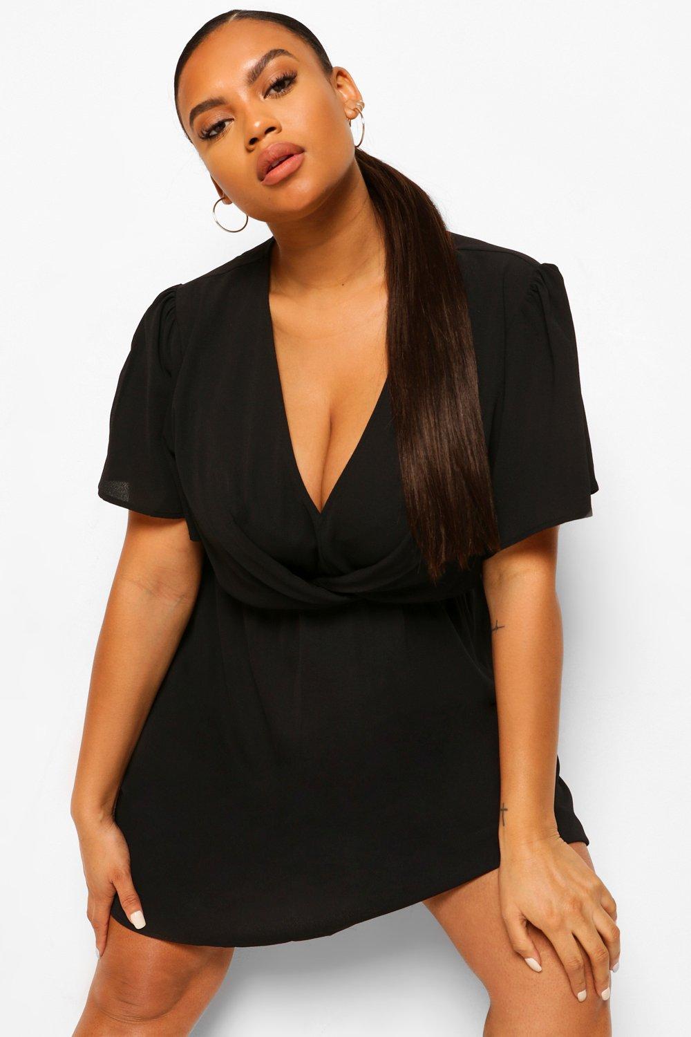 peplum skater dress