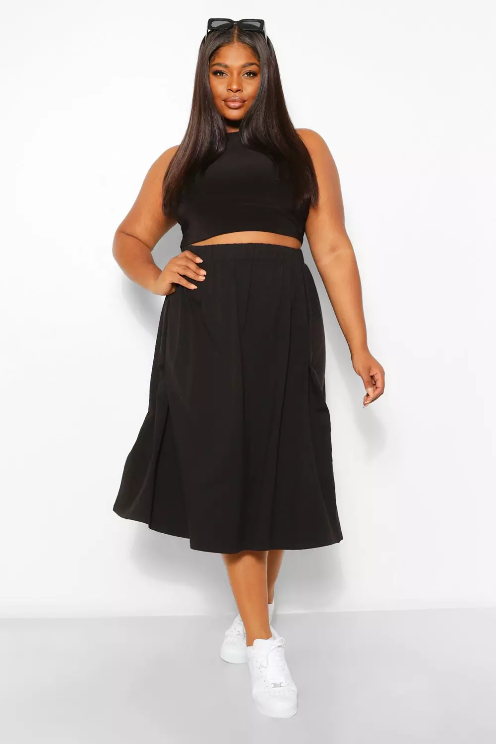 Plus size shop skater skirt xxl