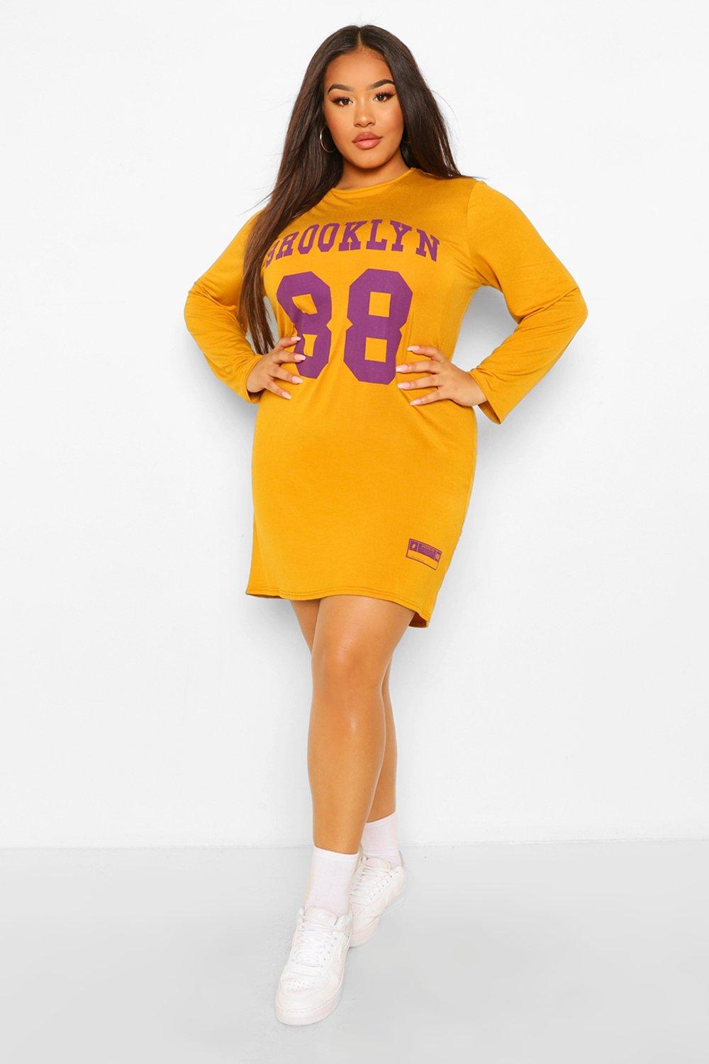 Plus size basketball store jersey dress