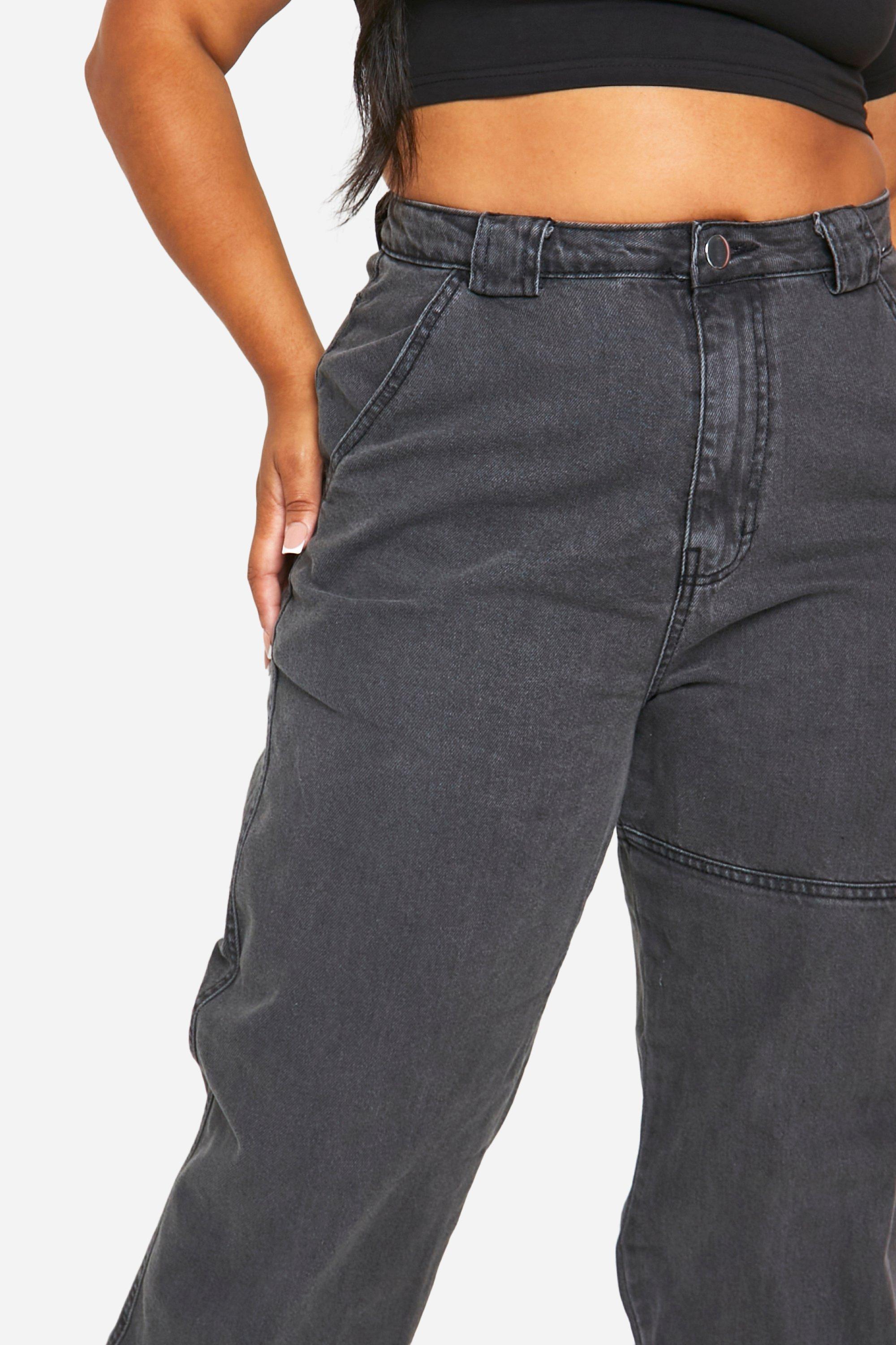 Denim Utility High Waist Joggers