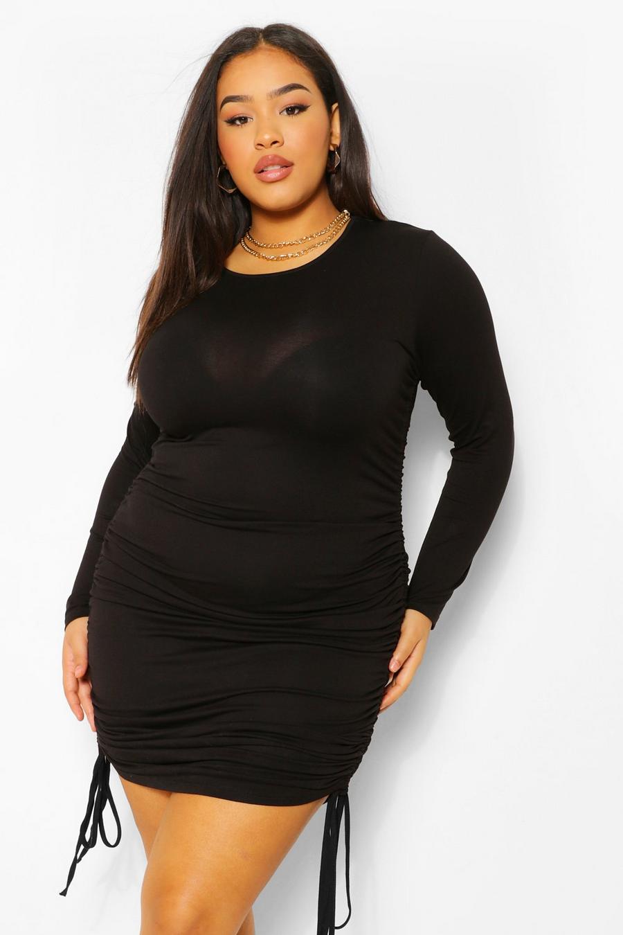 Plus Side Ruched bodycon Dress image number 1