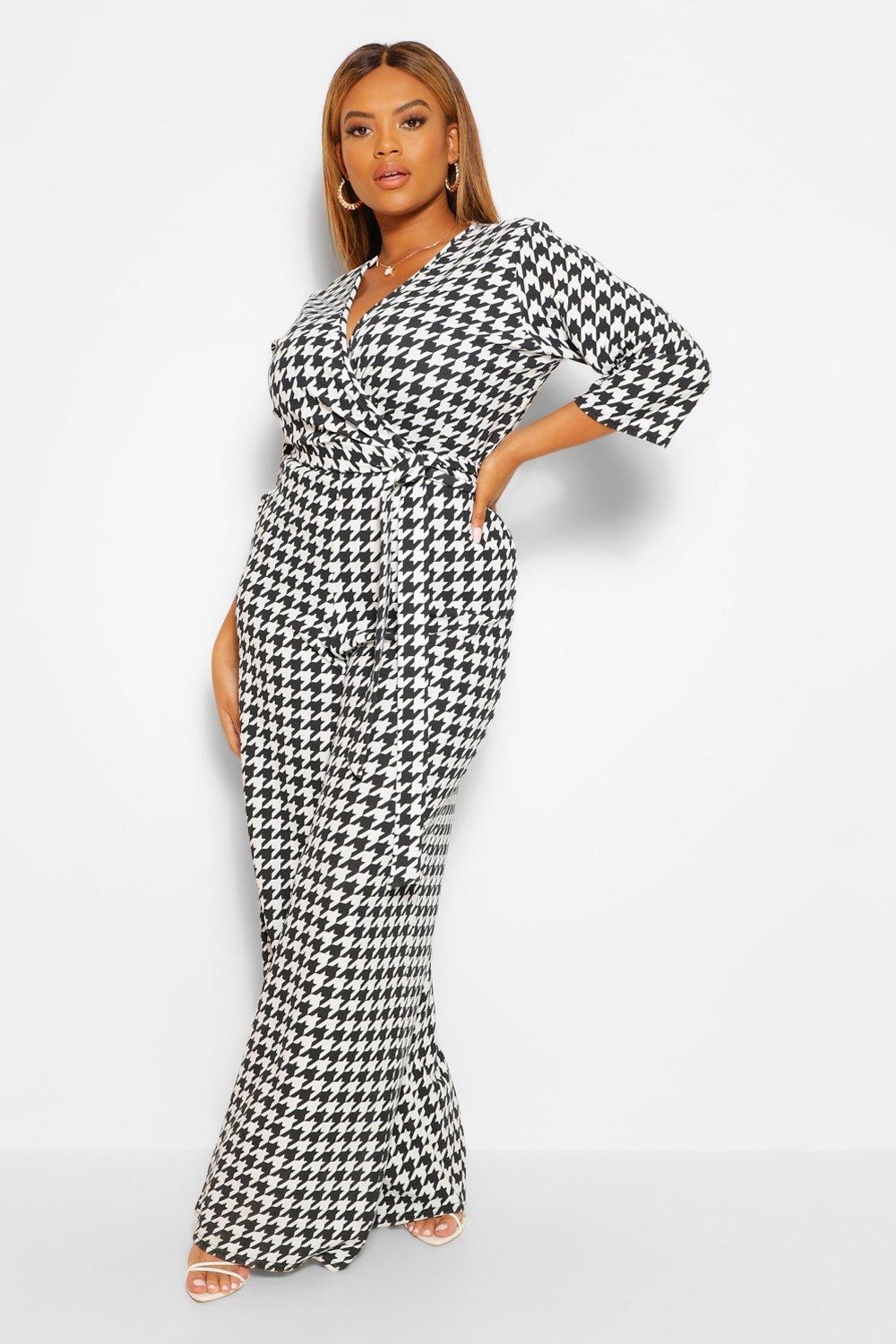 boohoo wrap front jumpsuit