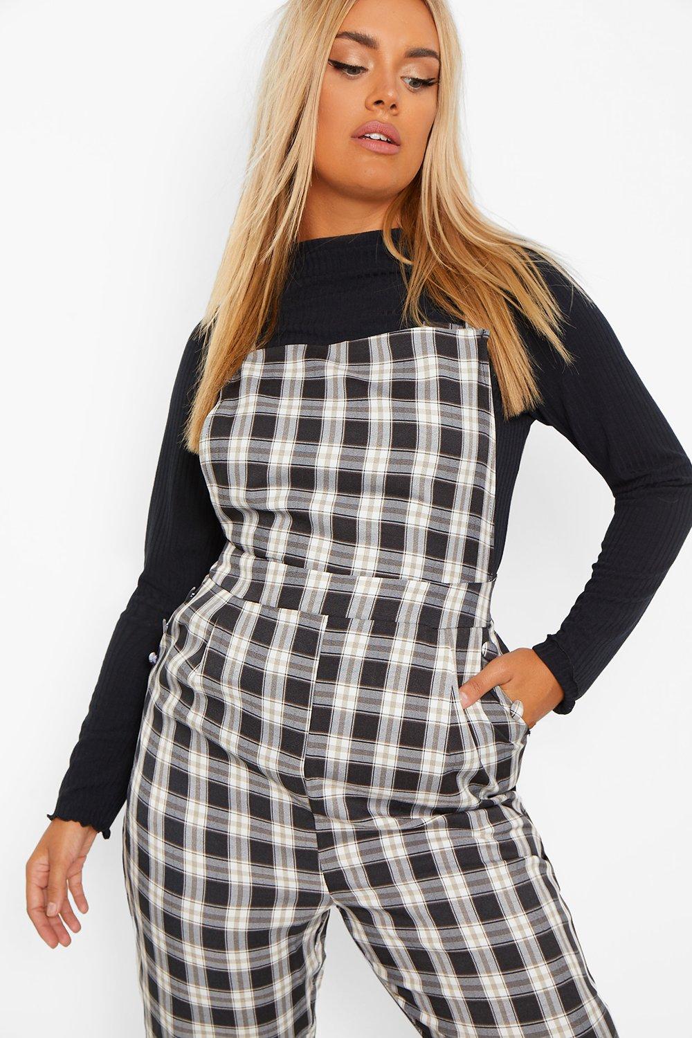 Pinafore jumpsuit hot sale boohoo