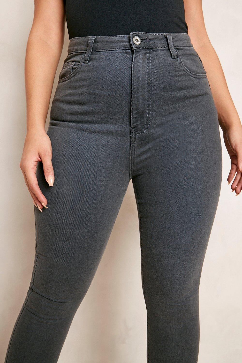 Grey skinny jeans outlet womens uk