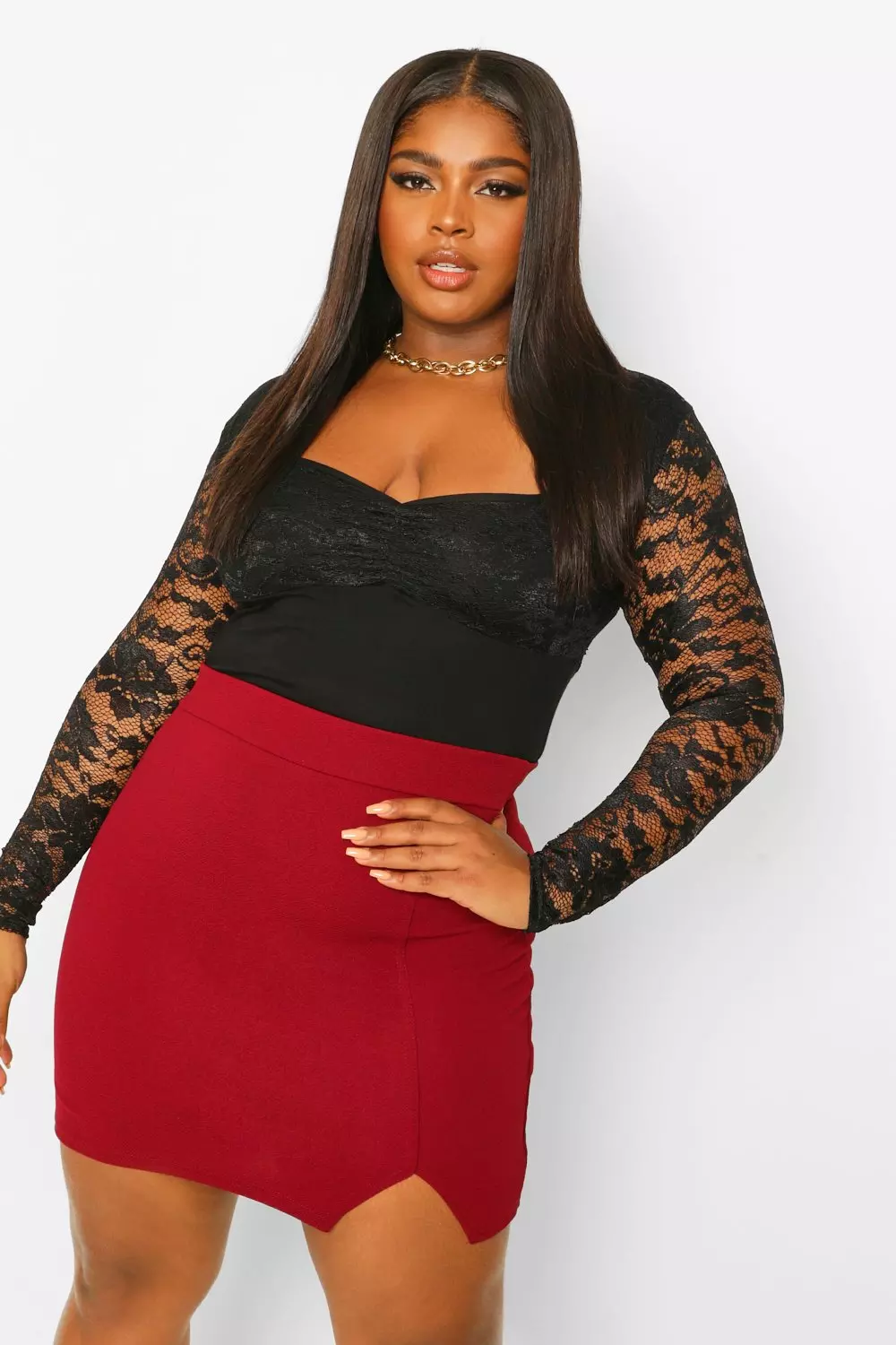 Plus size mini skirts 1960 best sale